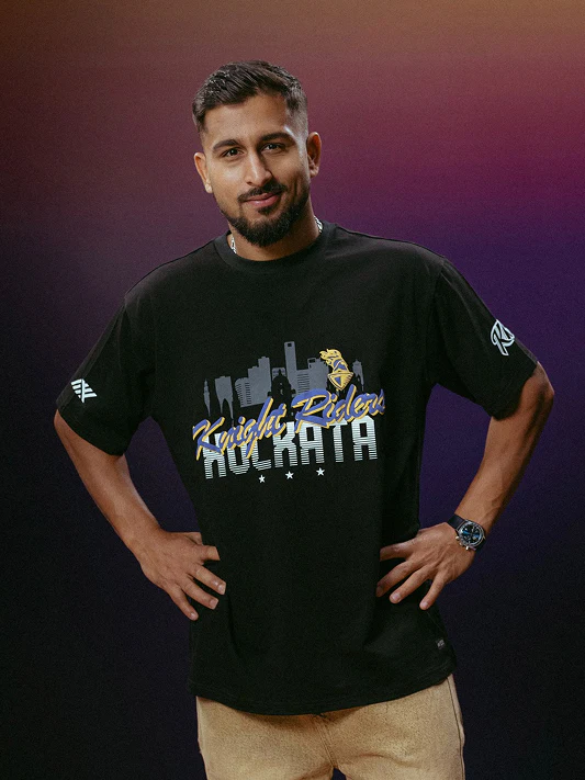 KKR Oversized Tshirt Black - Image 3